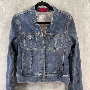 Y2K FORD BUILT TOUGH CROPPED JEAN JACKET XS